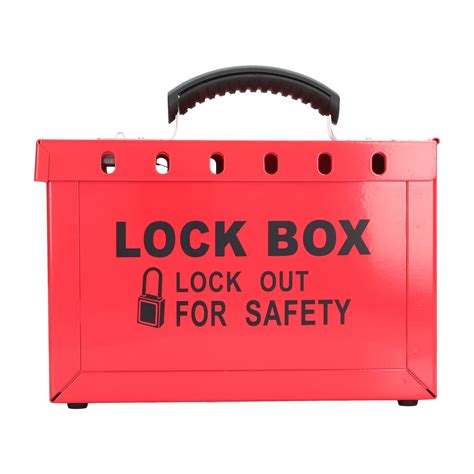 steel lockout boxes|lock boxes for lockout tagout.